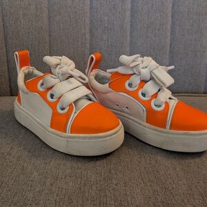Christian Louboutin Orange Toy Toy Low Top Sneaker Shoe Youth 29